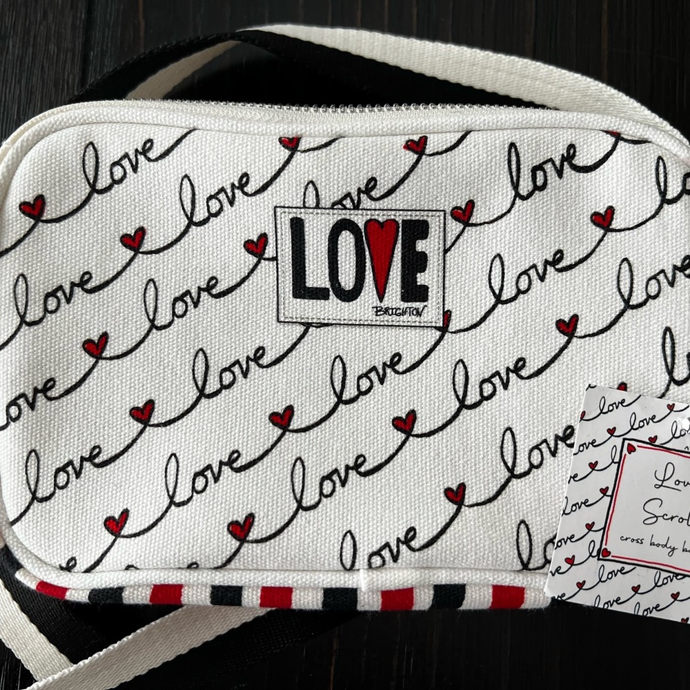 Brighton Love Scroll Crossbody Bag